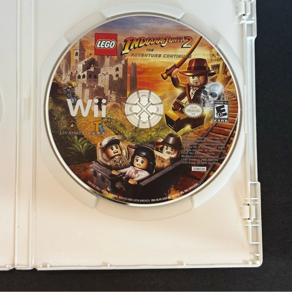 Lego Indiana Jones 2 The Adventure Continues - Nintendo Wii No Manual - Picture 3 of 4